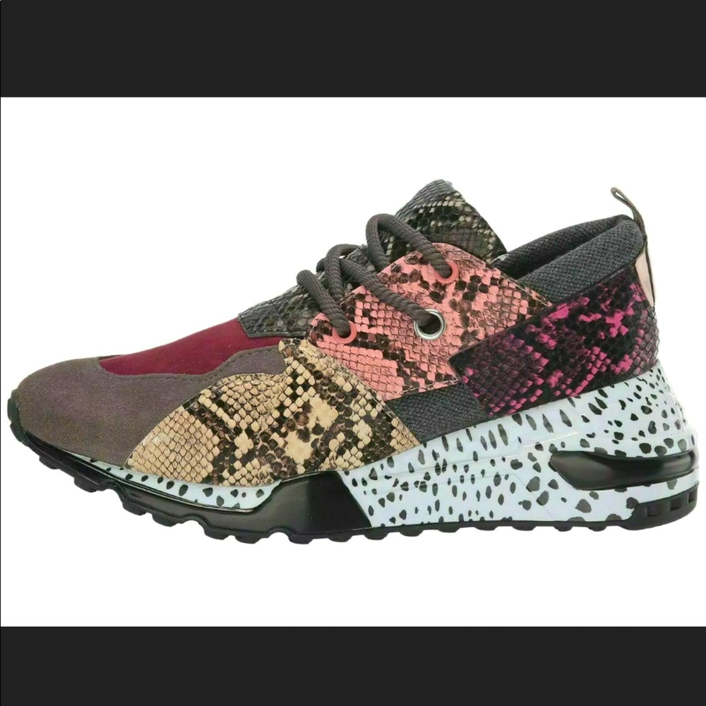 Steve Madden Multicolor Snake Print Sneakers
